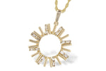 Allison Kaufman Diamond Necklace in 14K Yellow Gold, 0.14 ctw (N8271)
