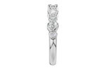 Allison Kaufman Diamond Wedding Band in 14K White Gold, 0.52 ctw, alternate view