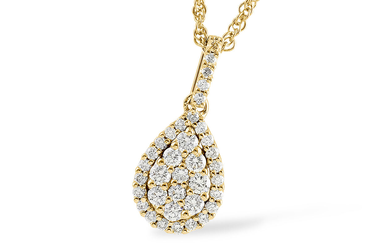 Allison Kaufman Diamond Necklace in 14K Yellow Gold, 0.43 ctw
