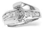 Allison Kaufman Diamond Engagement Ring Semi-Mount in 14K White Gold, 0.79 ctw