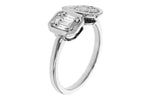 Allison Kaufman Baguette Diamond Ring in 14K White Gold, 0.25 ctw (D6077), alternate view