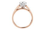 Allison Kaufman Diamond Engagement Ring Semi-Mount in 14K Rose Gold, 0.33 ctw (L7235), alternate view