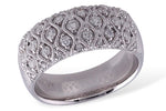 Allison Kaufman Diamond Wedding Band in 14K White Gold, 0.48 ctw