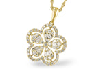 Allison Kaufman Diamond Necklace in 14K Yellow Gold, 0.62 ctw (N8270)