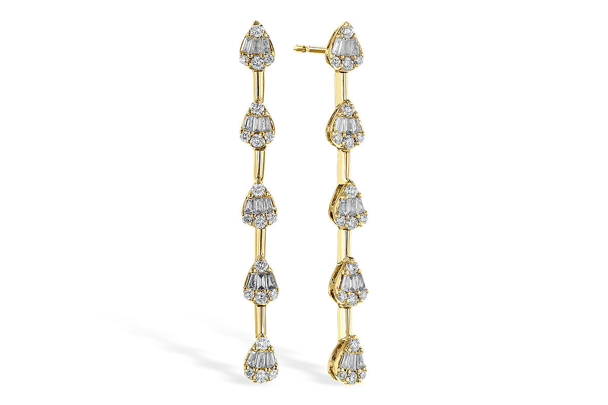 Allison Kaufman Diamond Earrings in 14K Yellow Gold, 0.48 ctw (E2045)
