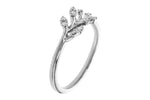 Allison Kaufman Diamond Ring in 14K White Gold, 0.12 ctw, alternate view