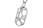 Allison Kaufman Diamond Necklace in 14K White Gold, 0.32 ctw (N8847), alternate view