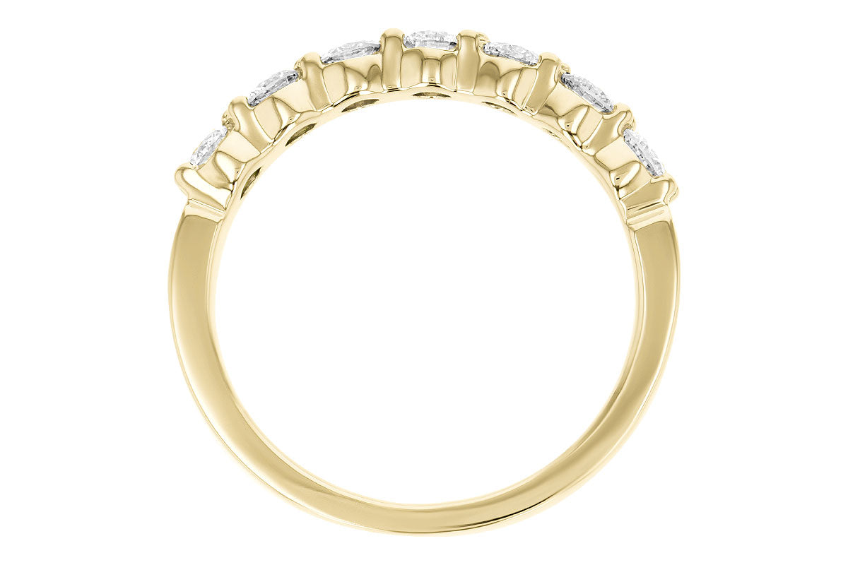 Allison Kaufman Diamond Wedding Band in 14K Yellow Gold, 0.75 ctw (WR114-75), alternate view
