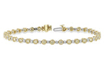 Allison Kaufman Yellow Diamond Bracelet in 14K Two-Tone Gold, 3.04 ctw
