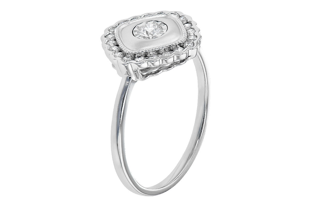 Allison Kaufman Diamond Ring in 14K White Gold, 0.30 ctw, alternate view