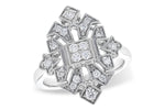 Allison Kaufman Diamond Ring in 14K White Gold, 0.40 ctw (D5852)