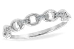Allison Kaufman Diamond Wedding Band in 14K White Gold, 0.05 ctw (W2310)