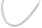 Allison Kaufman Fancy-Cut Diamond Necklace in 14K White Gold, 8.25 ctw, alternate view