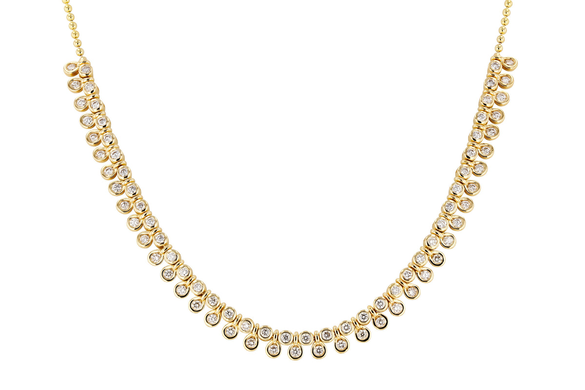 Allison Kaufman Diamond Necklace in 14K Yellow Gold, 1.50 ctw