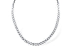 Allison Kaufman Fancy-Cut Diamond Necklace in 14K White Gold, 10.30 ctw