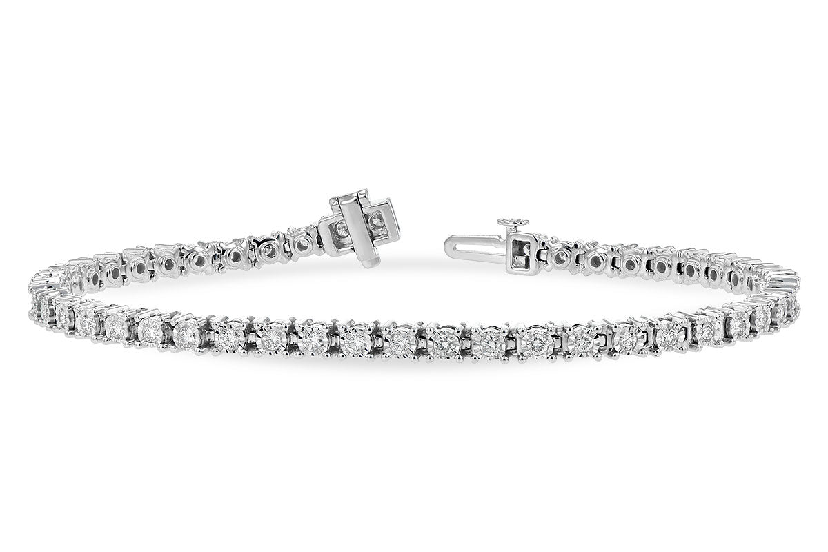 Allison Kaufman Diamond Bracelet in 14K White Gold, 1.00 ctw (BR60-1)
