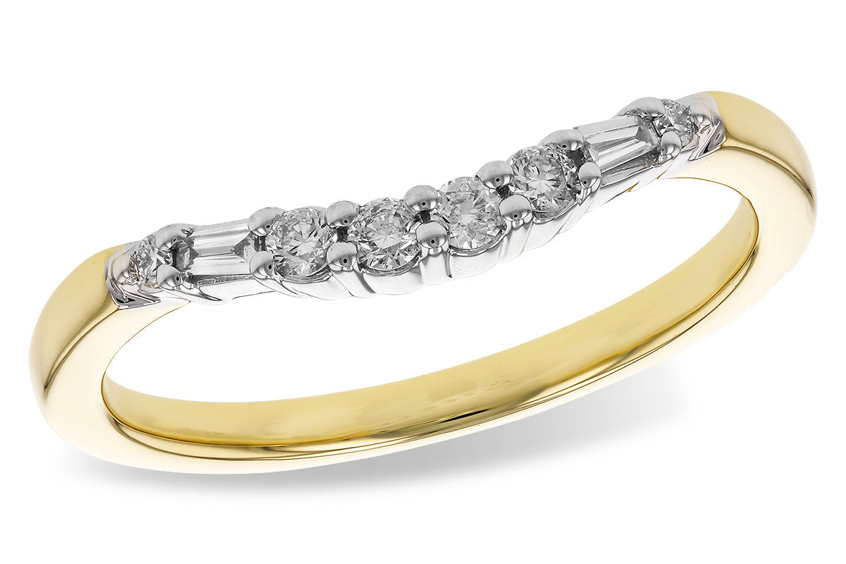 Allison Kaufman Diamond Band Enhancer in 14K Yellow & White Gold, 0.16 ctw (W2576)