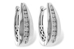 Allison Kaufman Diamond Earrings in 14K White Gold, 0.40 ctw (E2217)