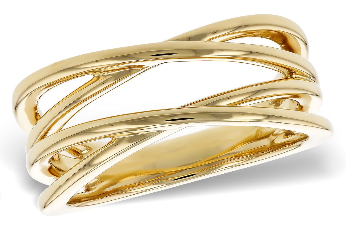 Allison Kaufman Wedding Band in 14K Yellow Gold (W2678)