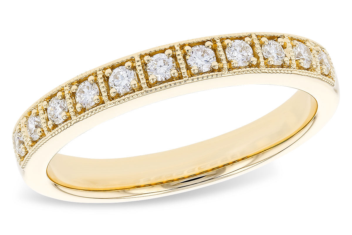 Allison Kaufman Diamond Wedding Band in 14K Yellow Gold, 0.23 ctw