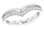 Allison Kaufman Diamond Band Enhancer in 14K White Gold, 0.19 ctw (W2177)