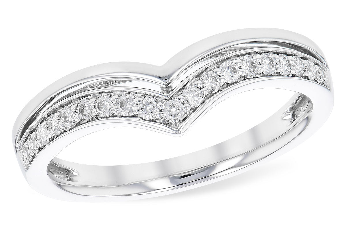 Allison Kaufman Diamond Band Enhancer in 14K White Gold, 0.19 ctw (W2177)