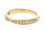 Allison Kaufman Diamond Band Enhancer in 14K Yellow Gold, 0.25 ctw (W2722), alternate view
