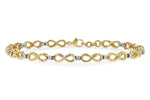 Allison Kaufman Diamond Bracelet in 14K Yellow & White Gold, 0.25 ctw (B1236)