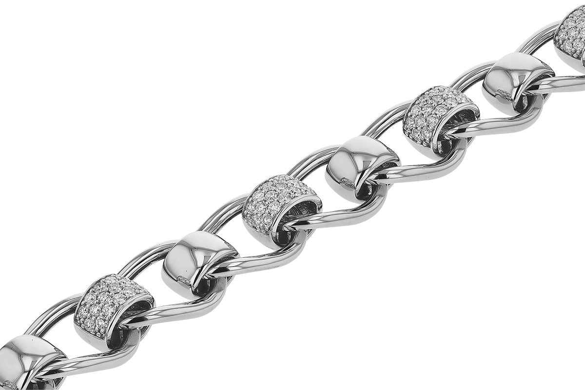 Allison Kaufman Diamond Bracelet in 14K White Gold, 1.75 ctw, alternate view