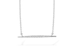 Allison Kaufman Diamond Necklace in 14K White Gold, 0.25 ctw (N8190)