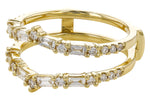 Allison Kaufman Diamond Ring Guard in 14K Yellow Gold, 0.60 ctw, alternate view