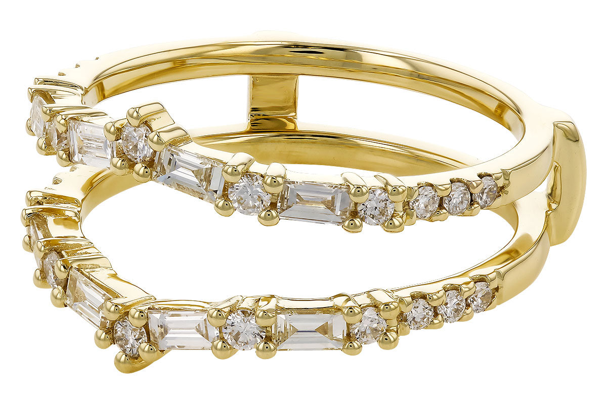 Allison Kaufman Diamond Ring Guard in 14K Yellow Gold, 0.60 ctw, alternate view