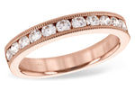 Allison Kaufman Diamond Wedding Band in 14K Rose Gold, 0.75 ctw (WR108-75)