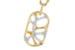 Allison Kaufman Diamond Necklace in 14K Yellow Gold, 0.32 ctw (N8847)