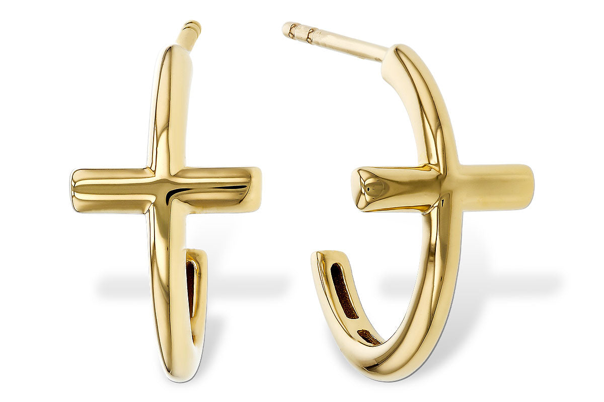 Allison Kaufman Gold Earrings in 14K Yellow Gold (E2354)