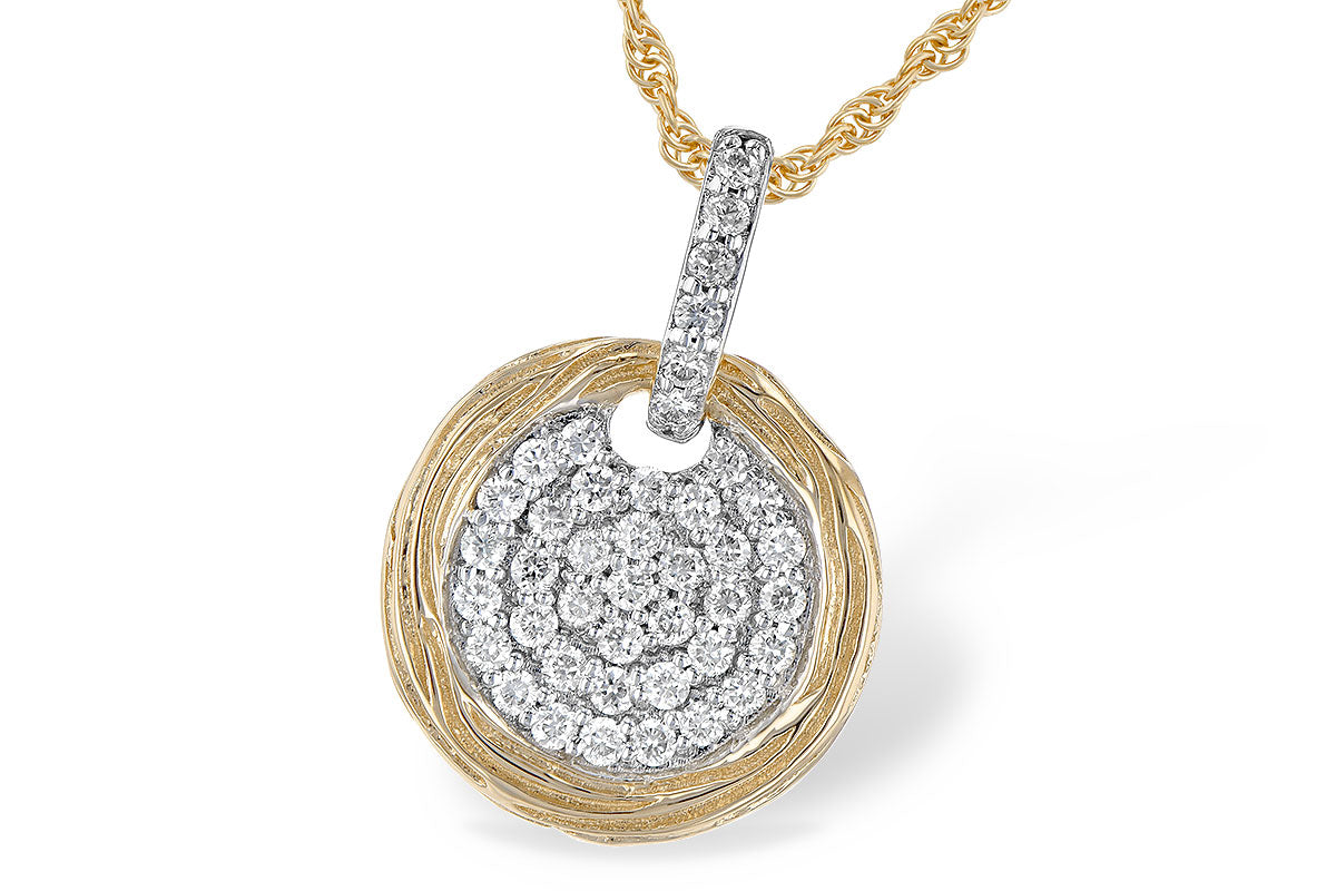 Allison Kaufman Diamond Necklace in 14K Yellow Gold, 0.31 ctw