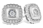 Allison Kaufman Diamond Earrings in 14K White Gold, 0.42 ctw