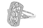 Allison Kaufman Diamond Ring in 14K White Gold, 0.31 ctw, alternate view