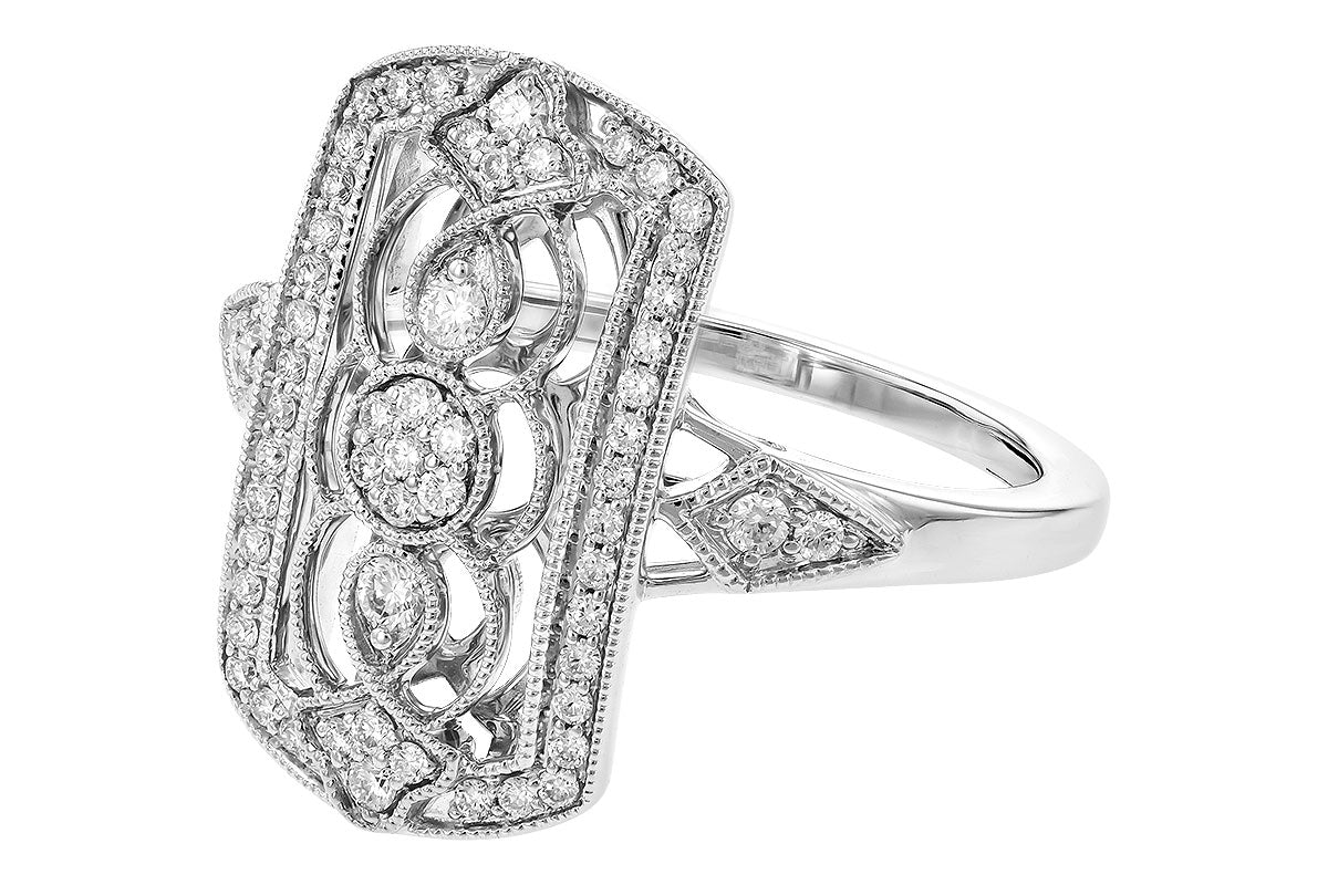 Allison Kaufman Diamond Ring in 14K White Gold, 0.31 ctw, alternate view