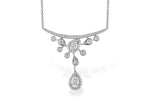 Allison Kaufman Diamond Necklace in 14K White Gold, 0.65 ctw