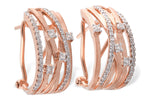 Allison Kaufman Diamond Earrings in 14K Rose Gold, 0.41 ctw