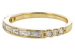 Allison Kaufman Baguette Diamond Wedding Band in 14K Yellow Gold, 0.44 ctw, alternate view