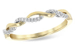 Allison Kaufman Diamond Wedding Band in 14K Yellow Gold, 0.07 ctw (W2394)