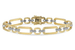 Allison Kaufman Diamond Bracelet in 14K Yellow & White Gold, 0.30 ctw