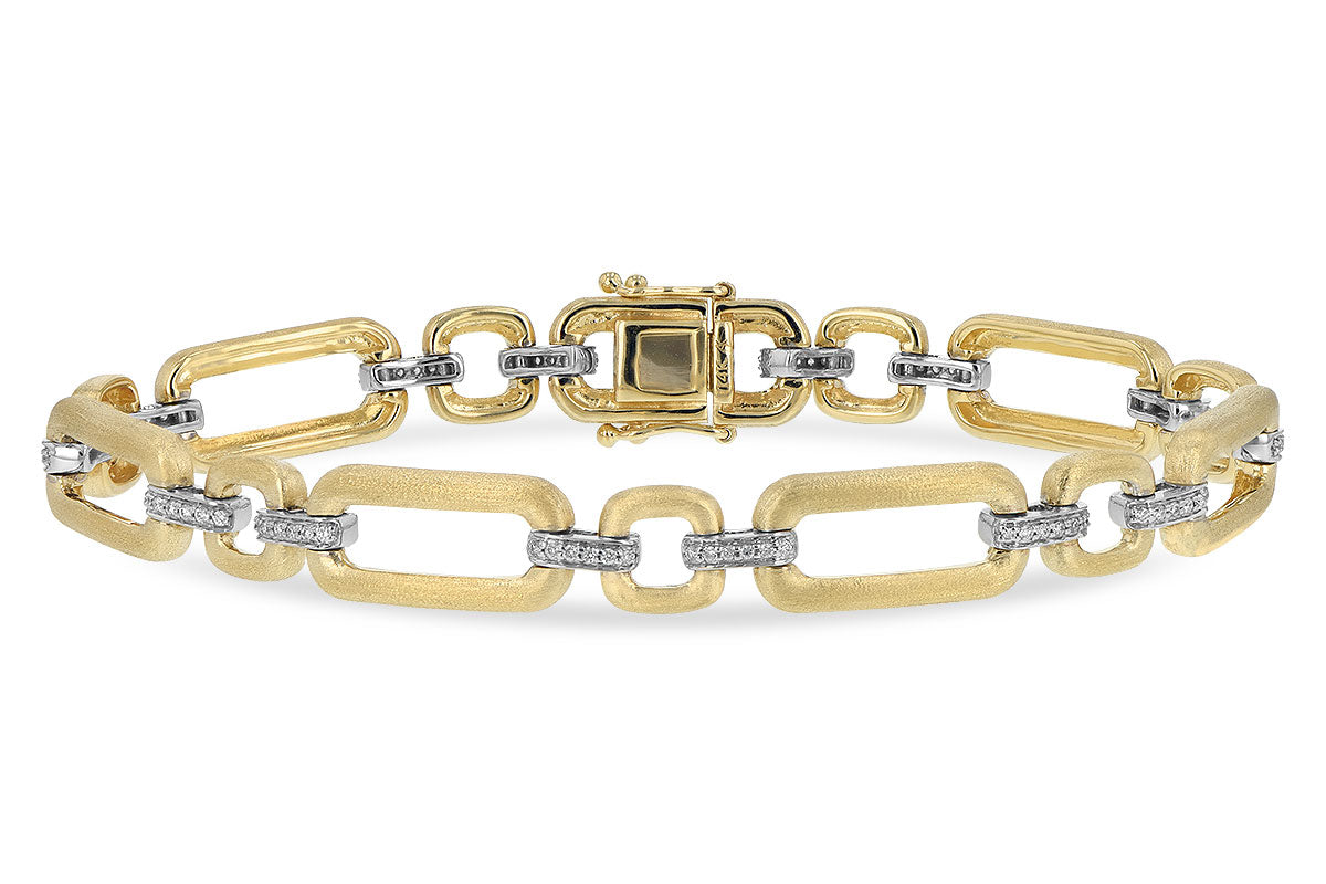Allison Kaufman Diamond Bracelet in 14K Yellow & White Gold, 0.30 ctw