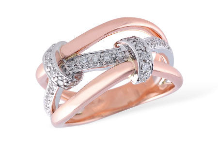 Allison Kaufman Diamond Wedding Band in 14K Rose Gold, 0.24 ctw
