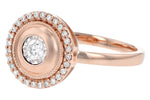 Allison Kaufman Diamond Ring in 14K Rose Gold, 0.20 ctw (D5808), alternate view