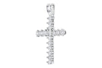 Allison Kaufman Diamond Pendant in 14K White Gold, 0.50 ctw, alternate view