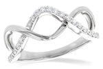Allison Kaufman Diamond Ring in 14K White Gold, 0.25 ctw (D5857)