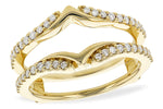 Allison Kaufman Diamond Ring Guard in 14K Yellow Gold, 0.32 ctw (W2163)